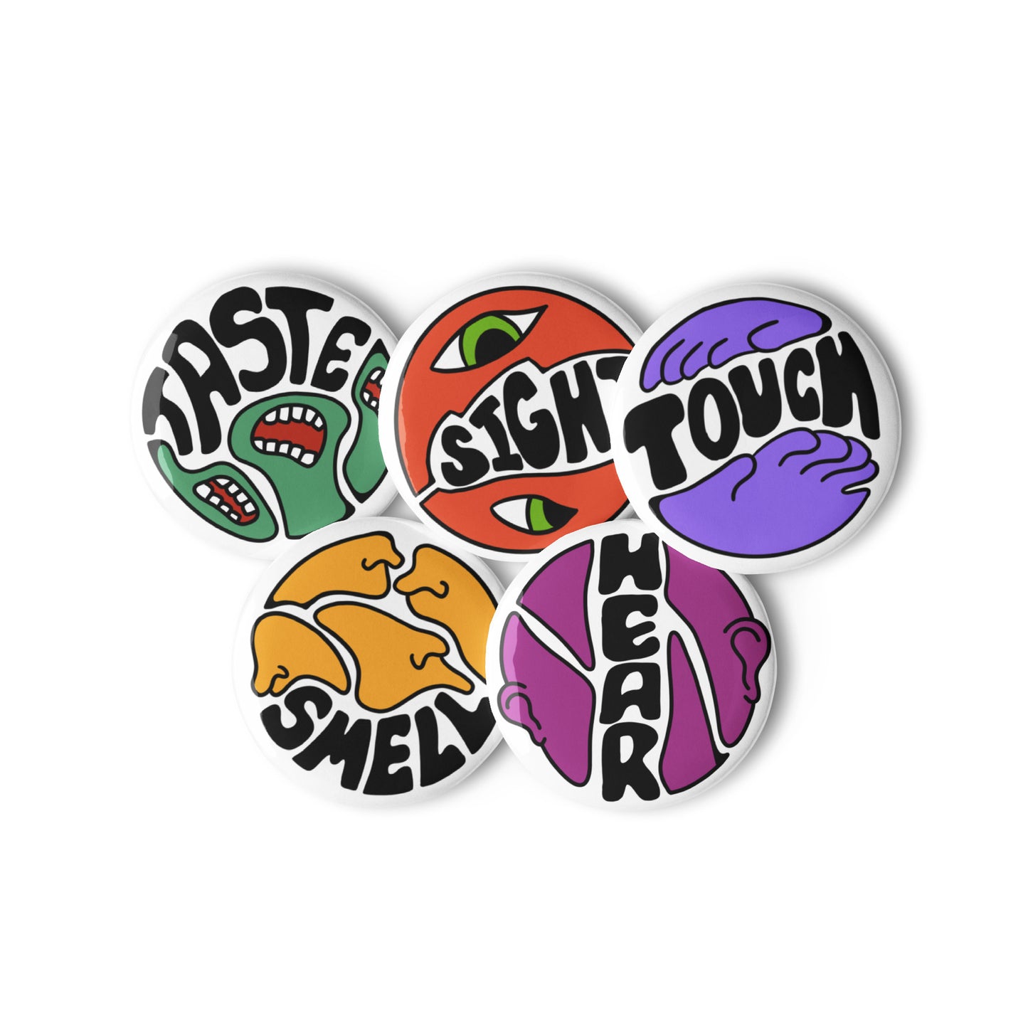 Five Senses Pins